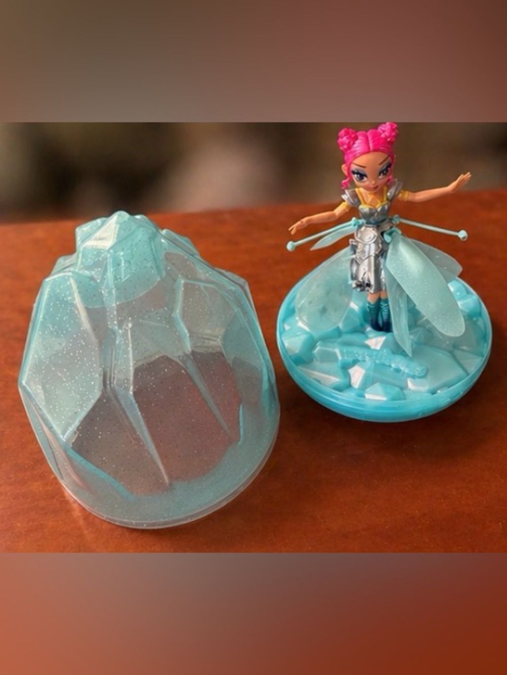 #078 - Hatchimal Interactive Flying Fairy Doll w/ Charging Base – Light Up Toy
